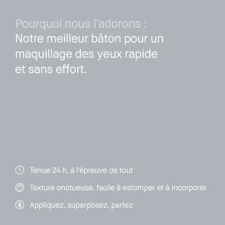 Bâton de fard à paupières longue tenue